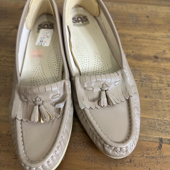 SAS Women's Slip On Easier Mocha Loafers,size 7N - Picture 2 of 6